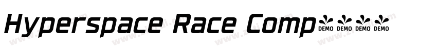 Hyperspace Race Comp字体转换